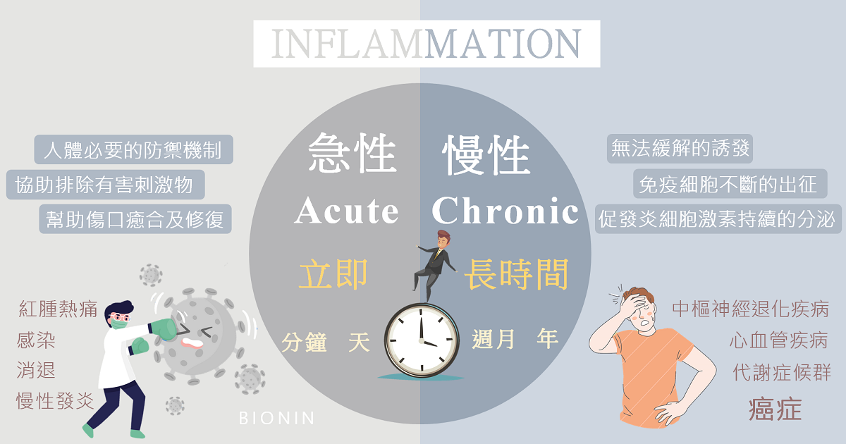 慢性與急性發炎