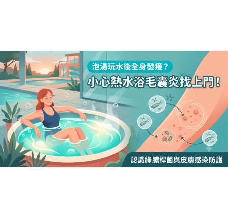 泡湯、游泳後全身發癢？小心「熱水浴毛囊炎」找上門！